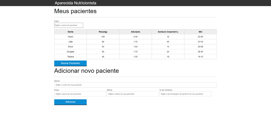 Aparecida Nutrição